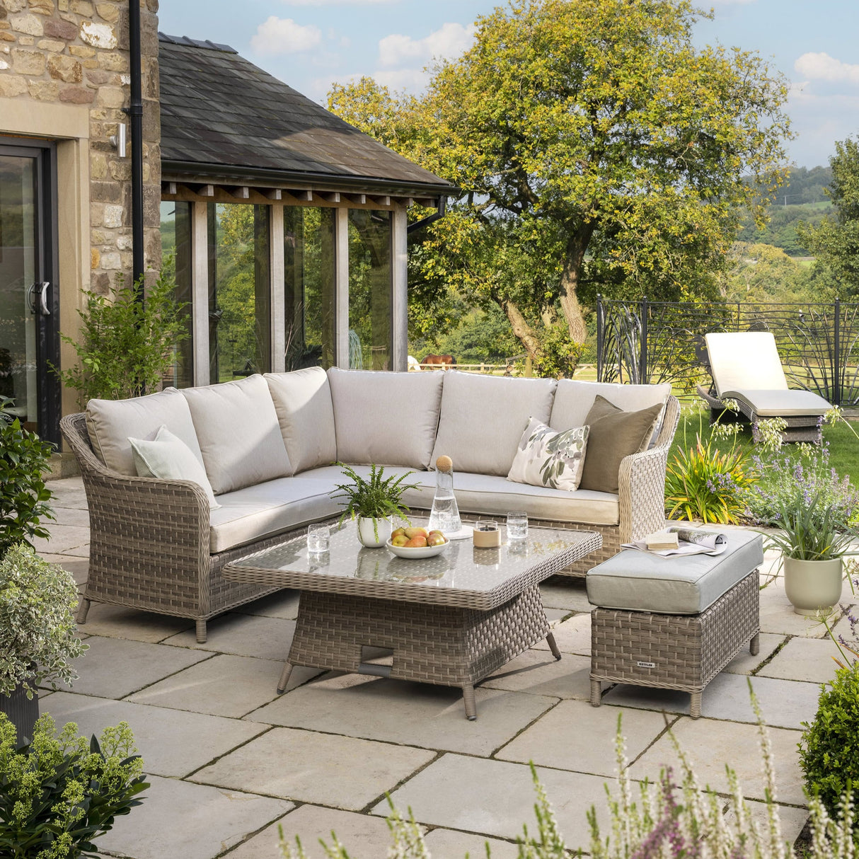 Kettler Charlbury Signature Casual Dining Mini Corner Set - Mill Race Garden Centre