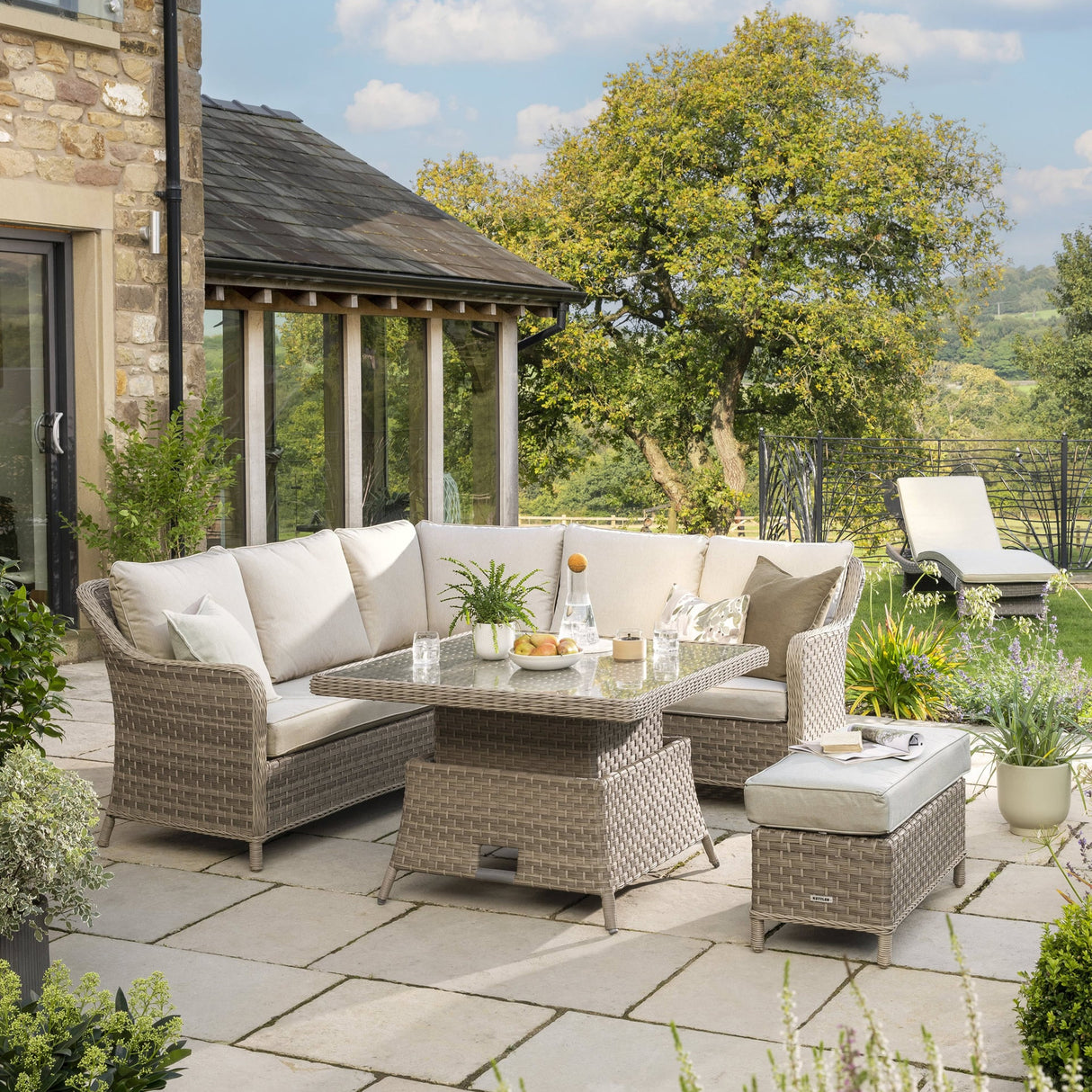 Kettler Charlbury Signature Casual Dining Mini Corner Set - Mill Race Garden Centre