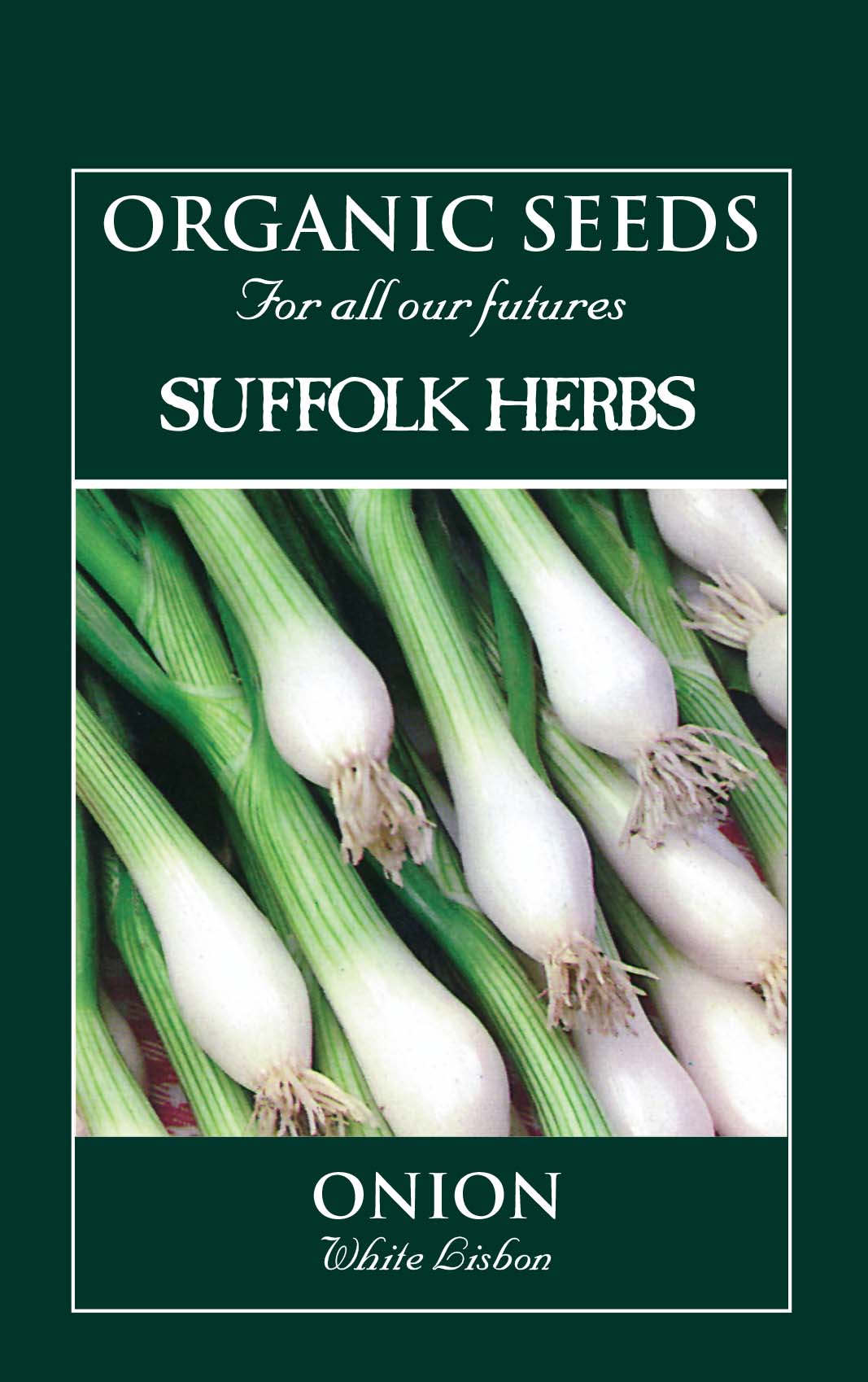 Organic Onion White Lisbon by Kings Seeds - Mill Race Garden Centre