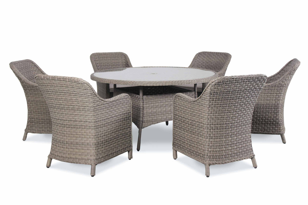 Kettler Charlbury Signature 6 Seat Round Dining Set - Mill Race Garden Centre
