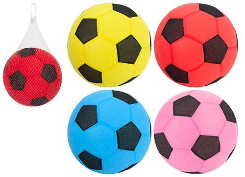50cm Mega Football In Net Bag Assorted Colours - Mill Race Garden Centre