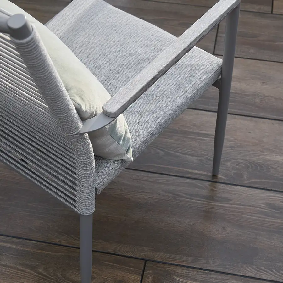 Kettler Trento 6 Seat Dining Set with Drift Extending Table - Mill Race Garden Centre