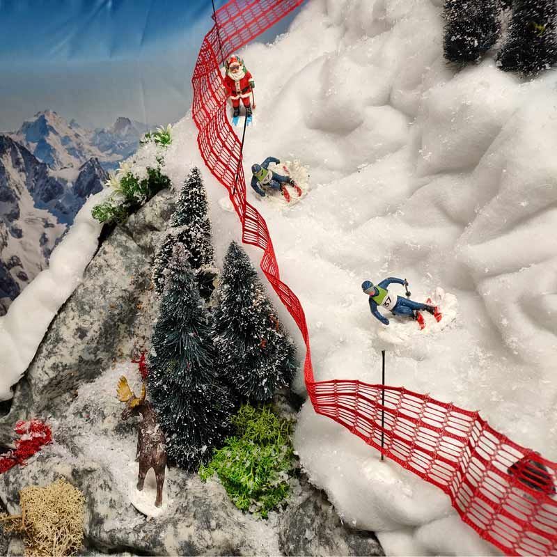 My Village Mouldable Sheet Snow 60X50Cm - Mill Race Garden Centre