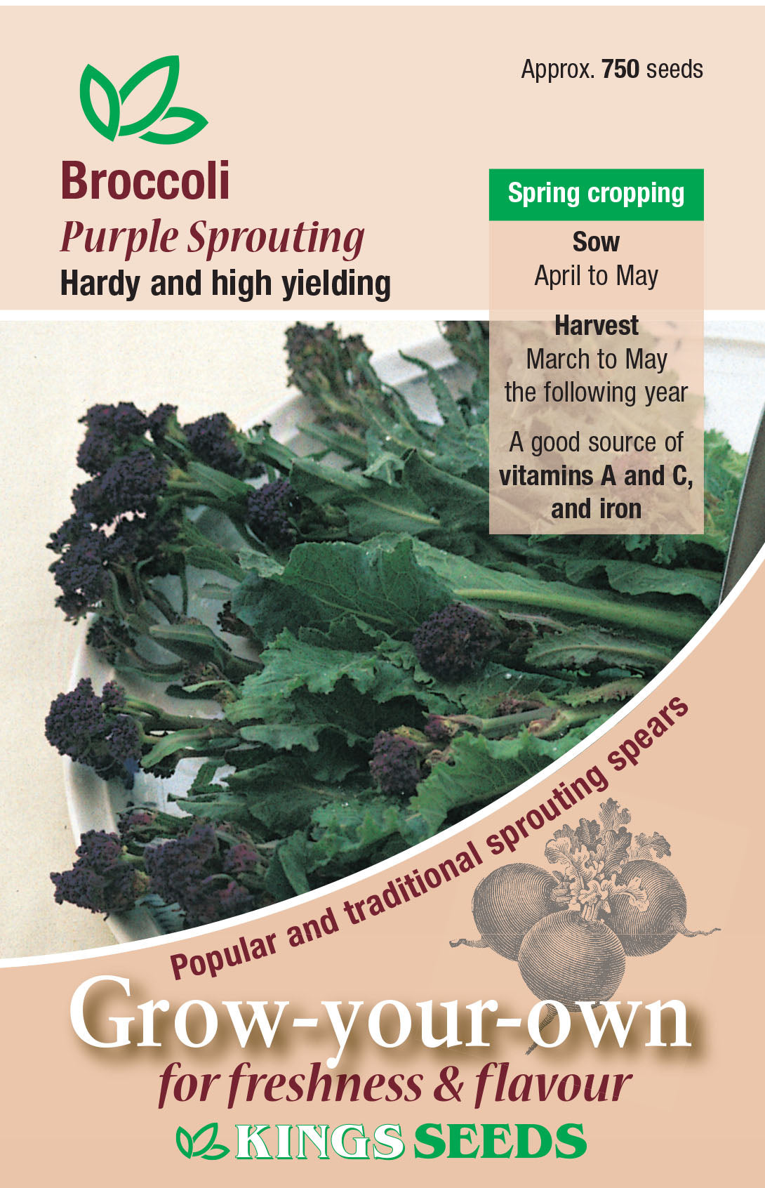 Broccoli Purple Sprouting - Mill Race Garden Centre