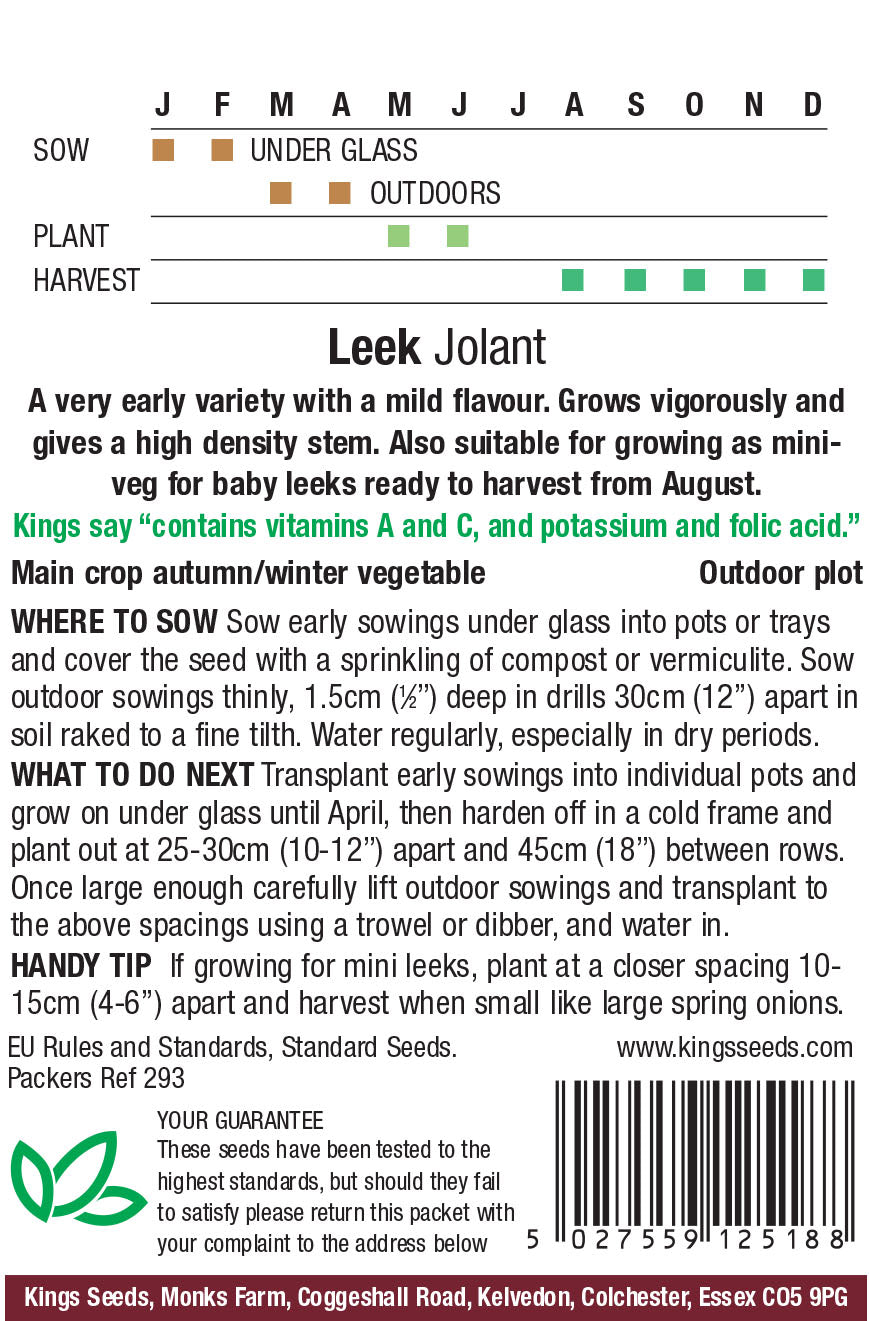 Leek Jolant - Mill Race Garden Centre