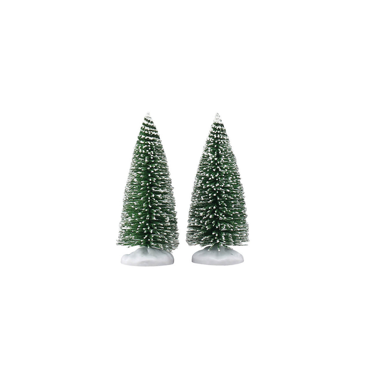 New Style Lemax Bristle Trees Small 2pcs Lemax Christmas Village Accessory - Mill Race Garden Centre