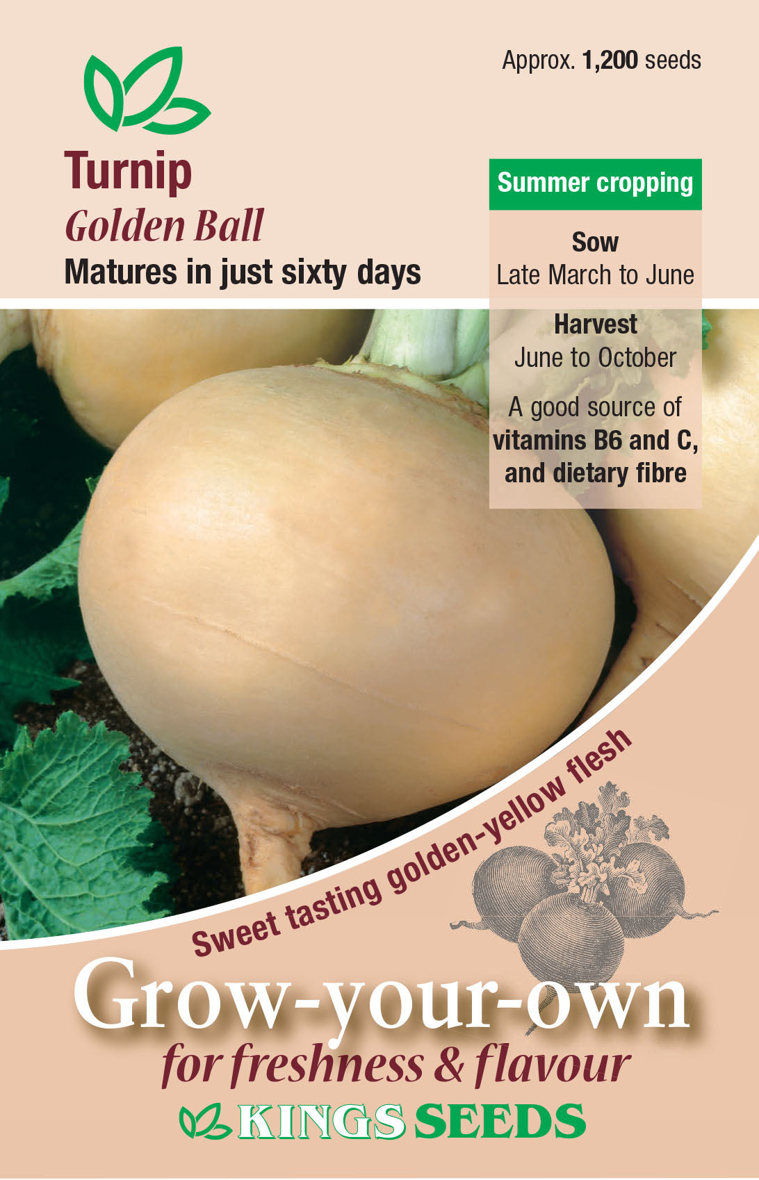 Turnip Golden Ball - Mill Race Garden Centre