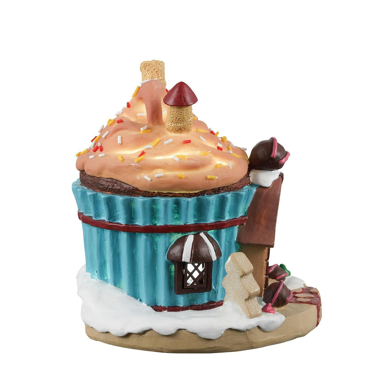 Chocolate Chalet, Lemax Sugar and Spice Village Table Accent - Mill Race Garden Centre