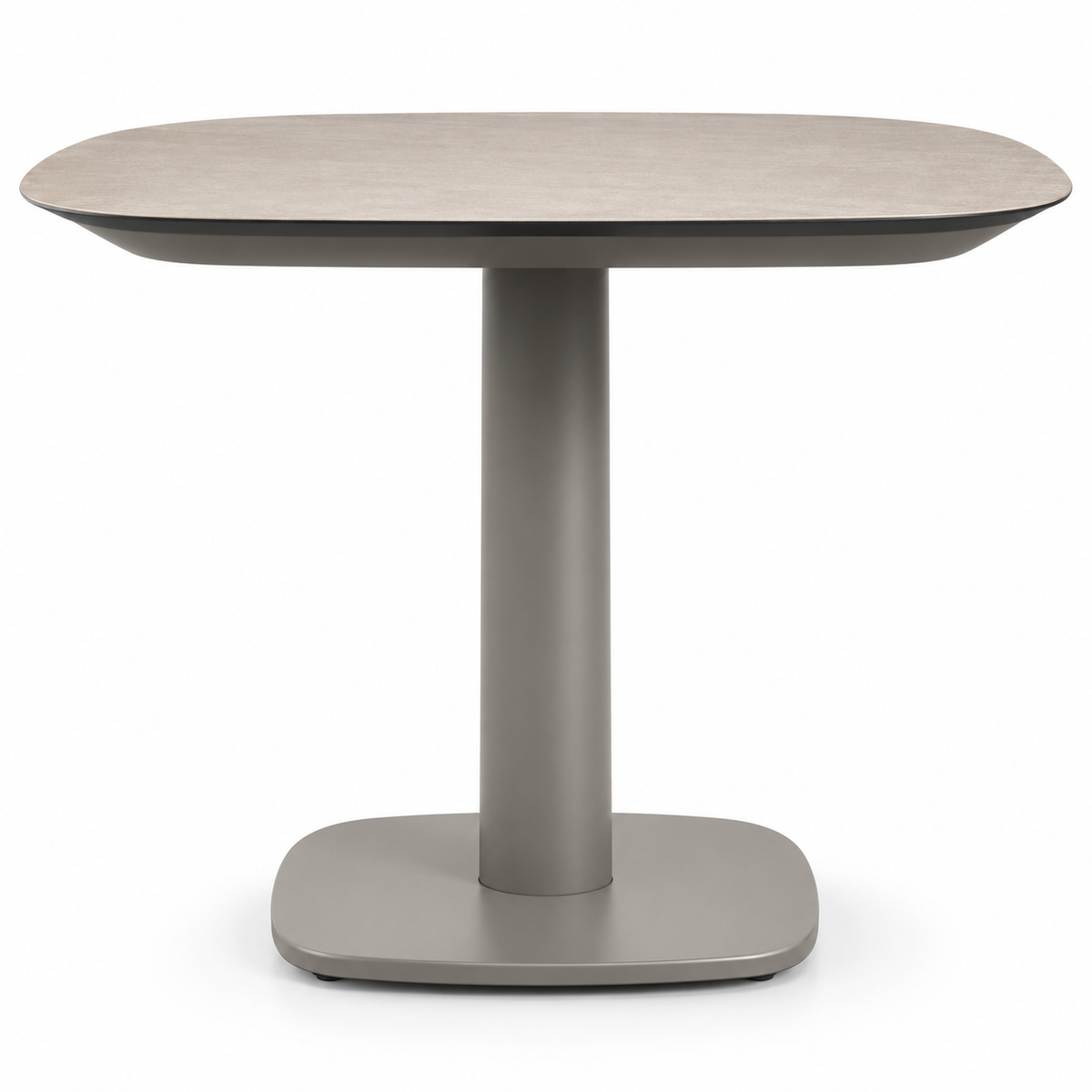 4 Seasons Outdoor Manolo Square Ceramic Dining Table in Terre (75 cm × 75 cm × 75 cm)