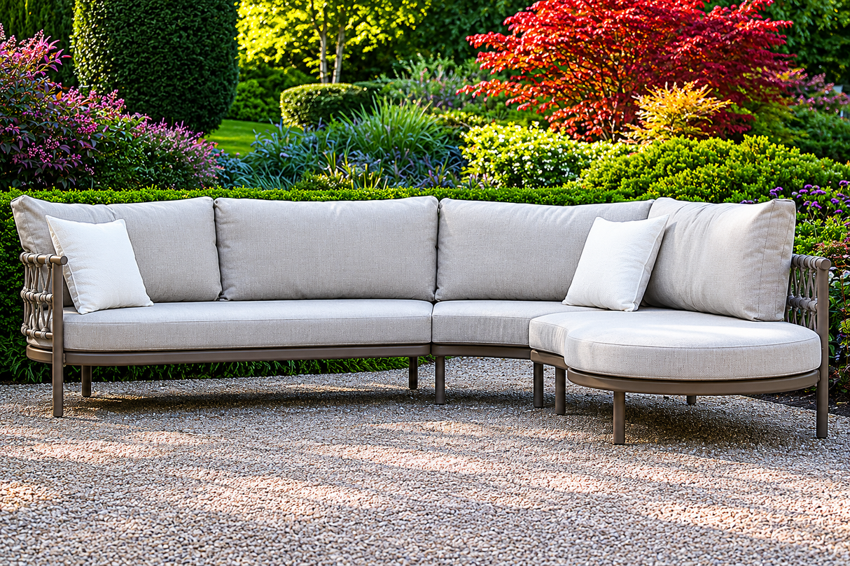 4 Seasons Outdoor Piacenza Terre Corner Sofa Set