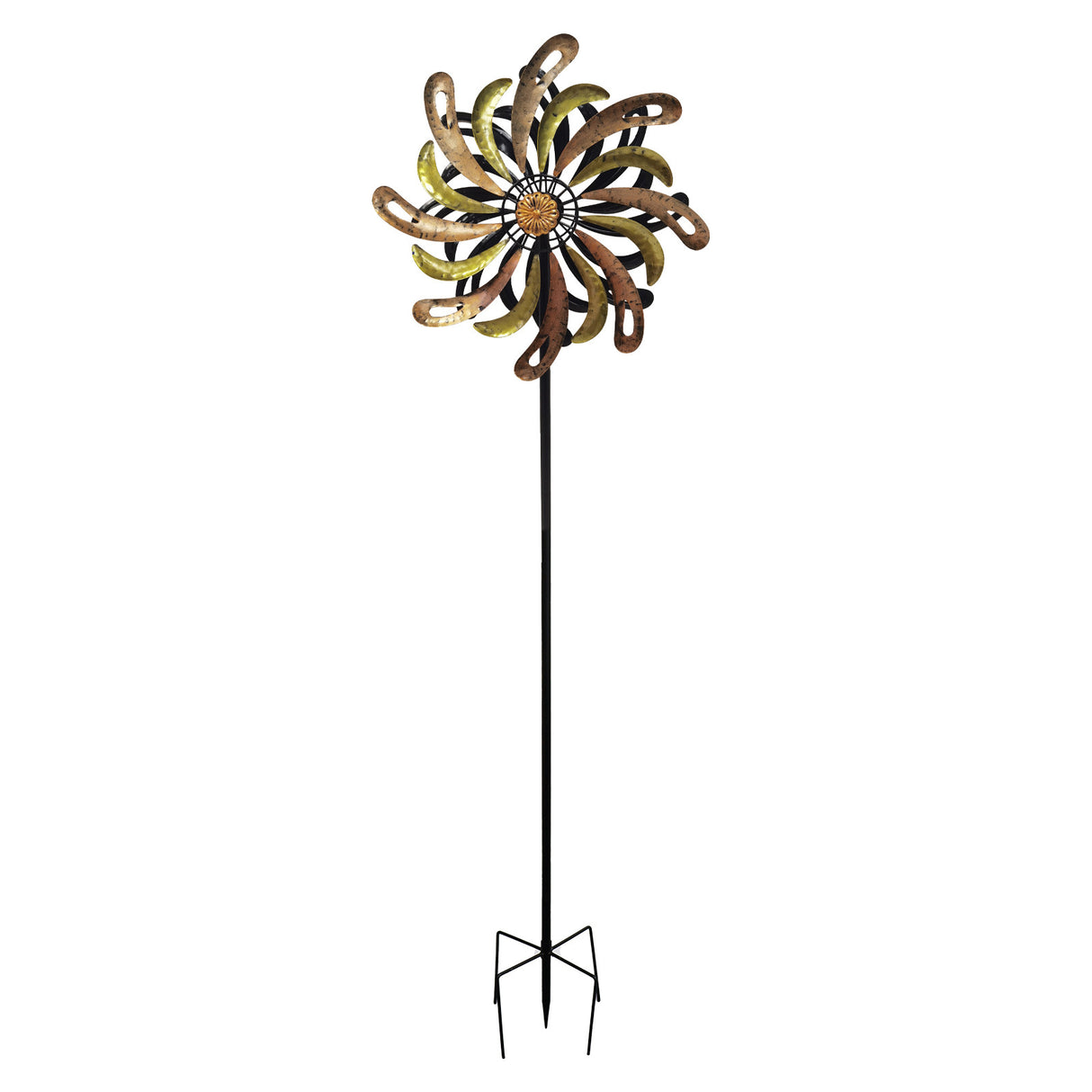 Primus Golden Flare Vortex Wind Spinner Stake Small - Mill Race Garden Centre
