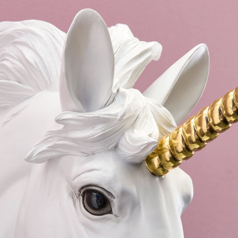 WERNS® Unicorn Hugh White/Gold Wall Lamp