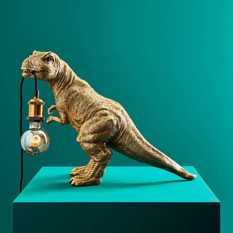 WERNS® Dinosaur Rexy Gold Table lamp