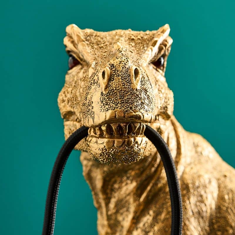 WERNS® Dinosaur Rexy Gold Table lamp