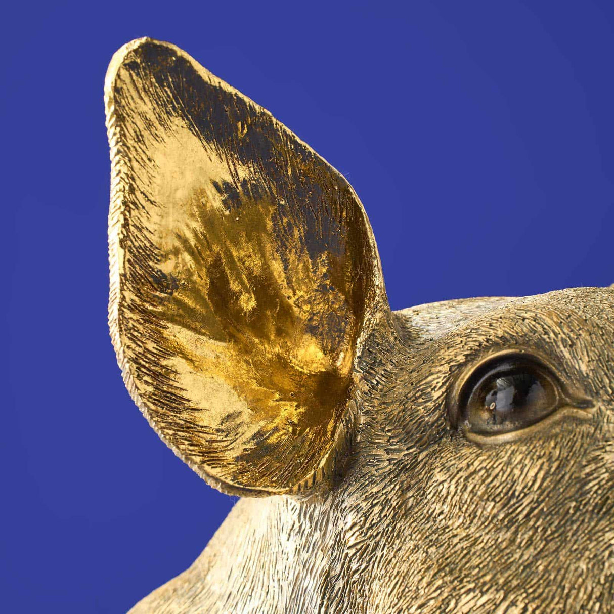 Werner Vob WERNS® Piggy Pig Table Lamp in gold, luxury designer indoor lighting with playful pig shape and modern style