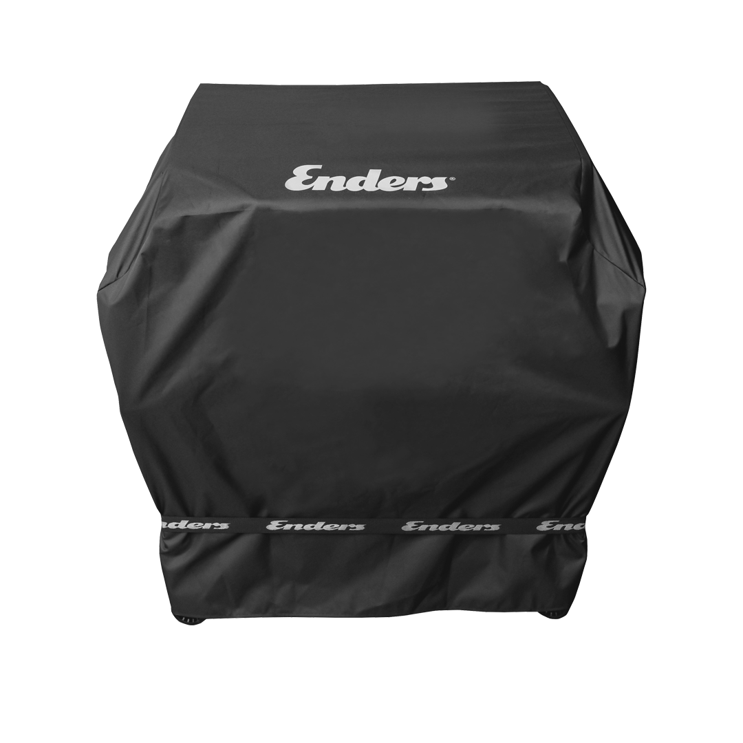 Enders Premium Weather Cover for AMARO® 5698 BBQ grill, durable outdoor protective cover showing the branded logo and secure fit.