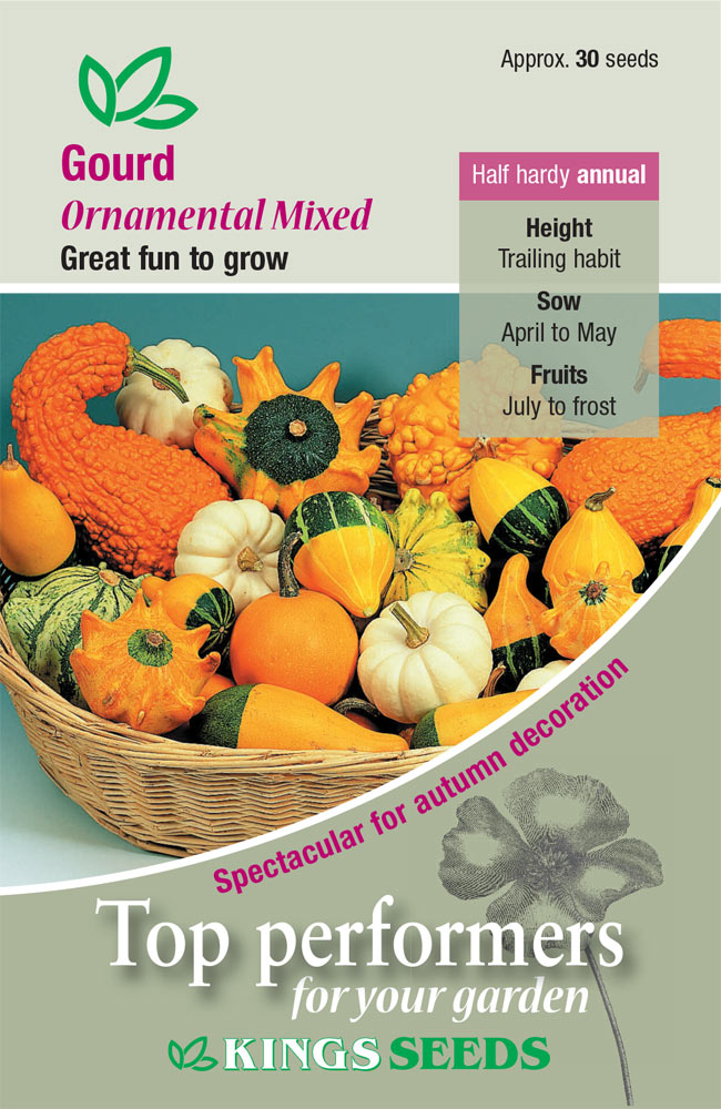 GOURD ORNAMENTAL MIXED SEEDS - Mill Race Garden Centre