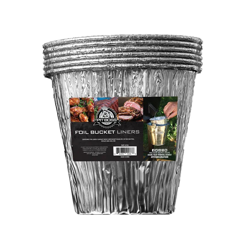 Pit Boss Foil Bucket Liner - 6 Pack - Mill Race Garden Centre