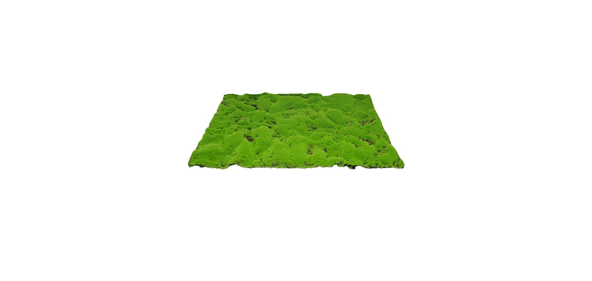 My Village Artificial Moss Mat Green Medium 70X50cm - Mill Race Garden Centre