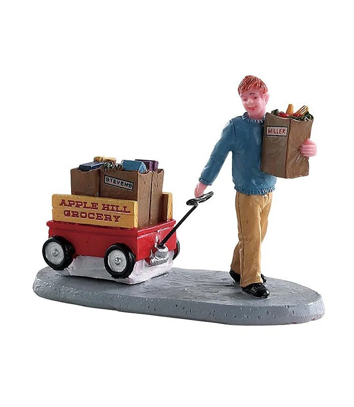 Grocery Delivery Lemax Christmas Village Figurine - Mill Race Garden Centre