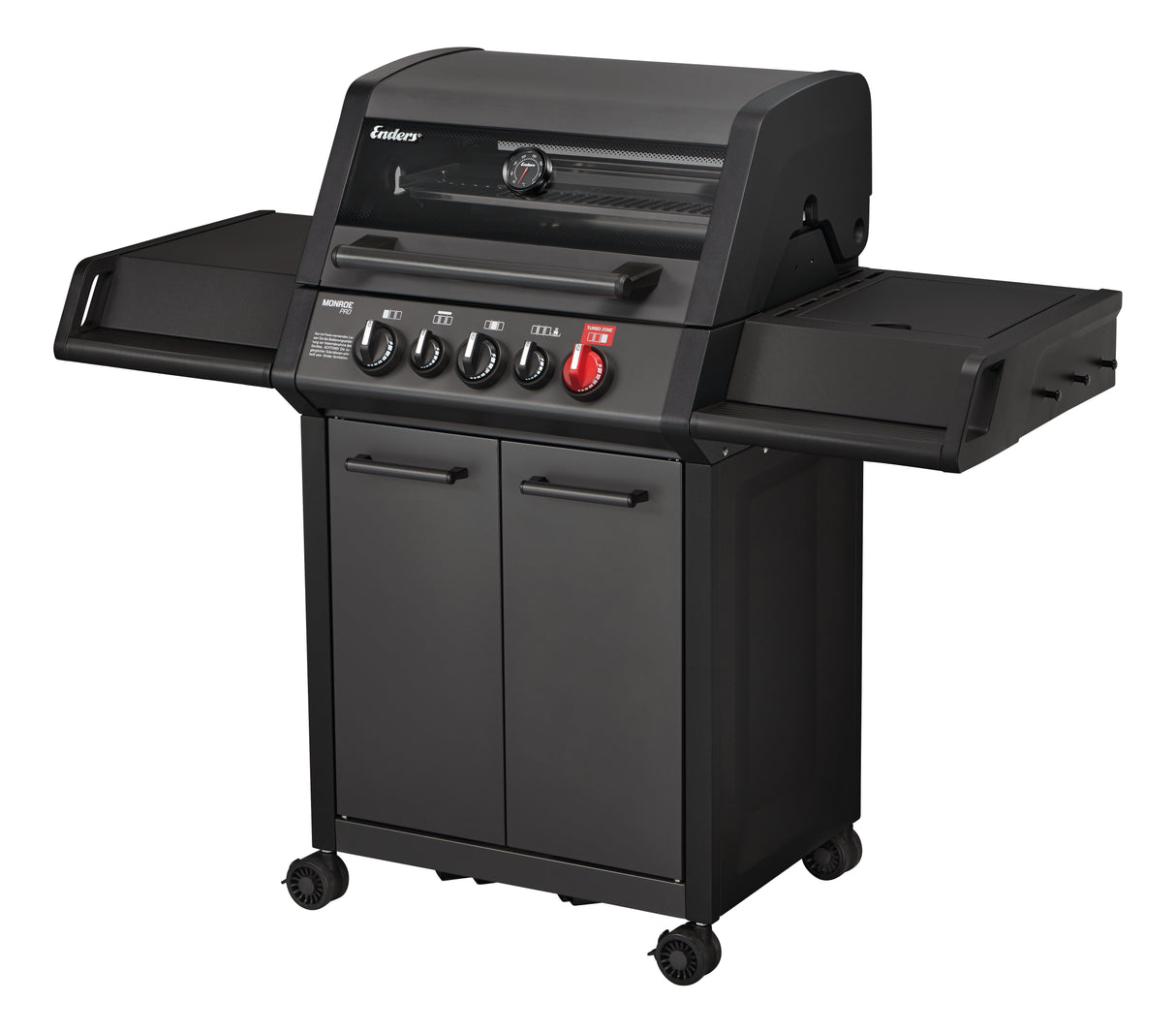 Enders Monroe Pro 3 SIK Turbo Shadow Bundle Gas BBQ Package