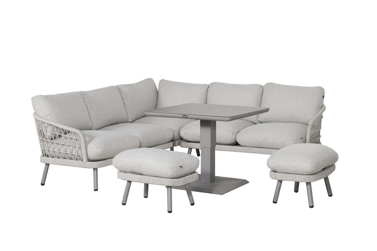 Hartman Aries Square Casual Adjustable Table Dining Set - Mill Race Garden Centre