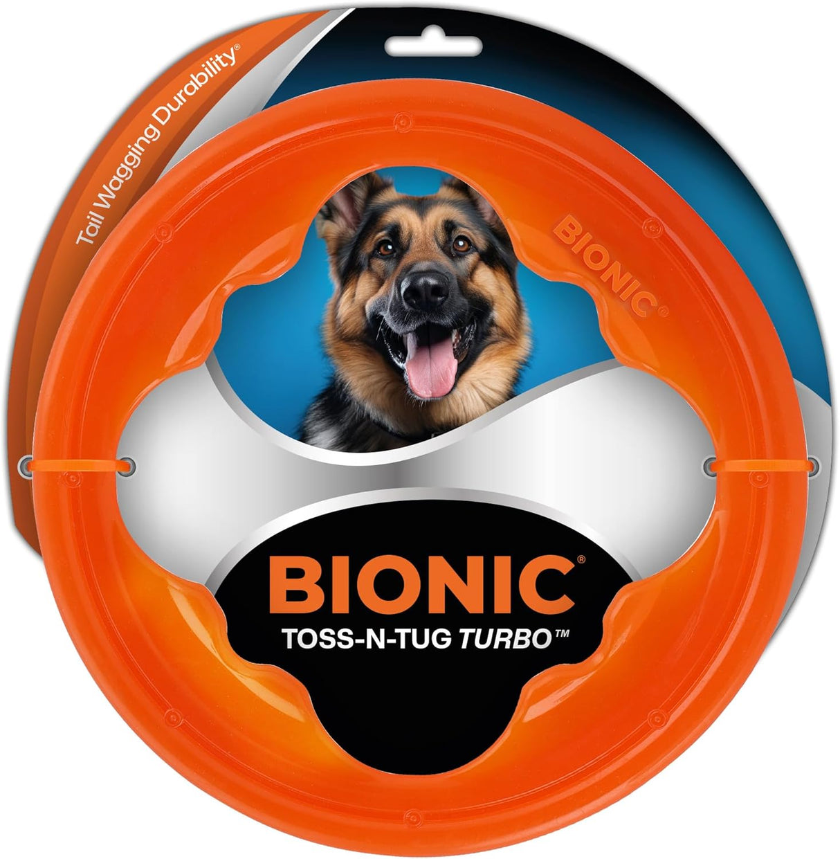 BIONIC Toss-N-Tug Turbo Dog Toy - Mill Race Garden Centre