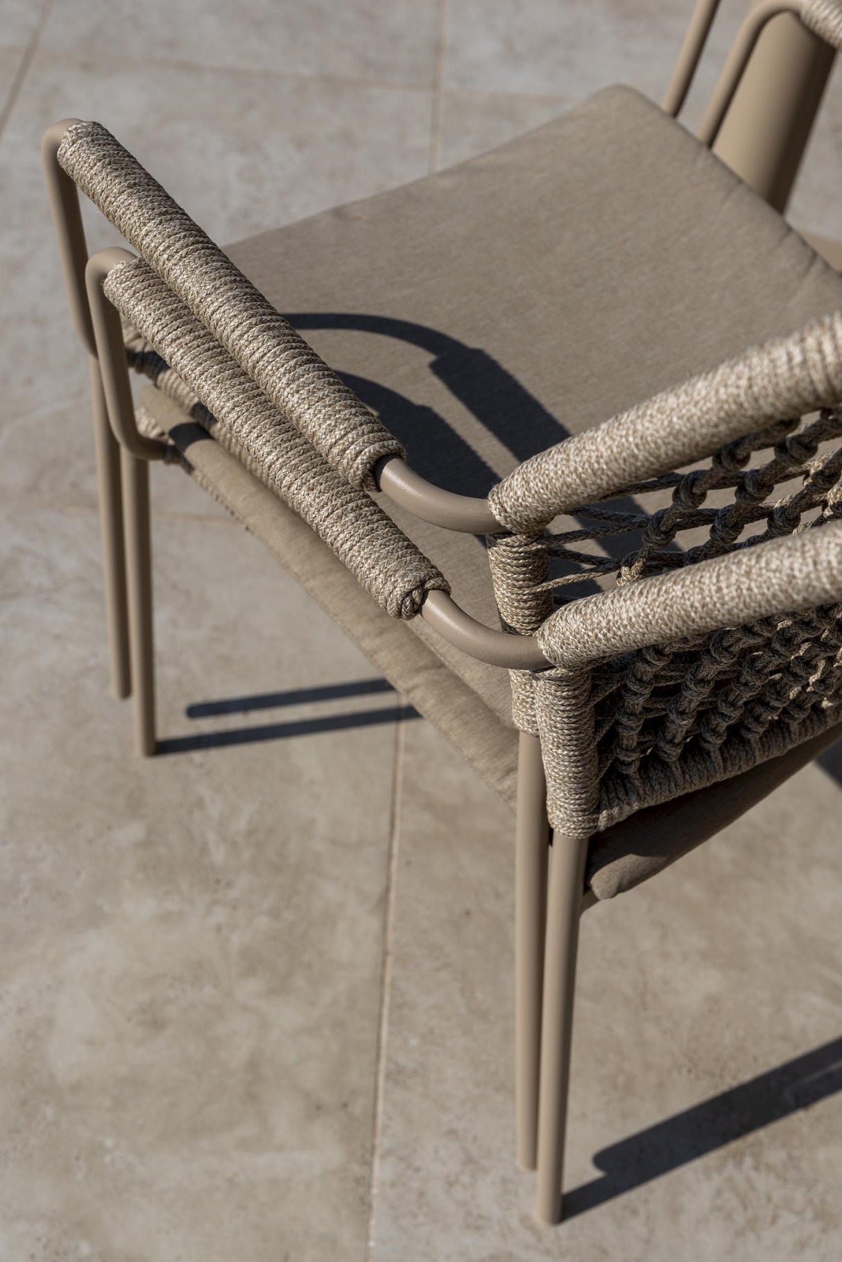 4 Seasons Outdoor Barista 6 Seat Dining Set wit 240cm Ellipse Teak Table - Mill Race Garden Centre