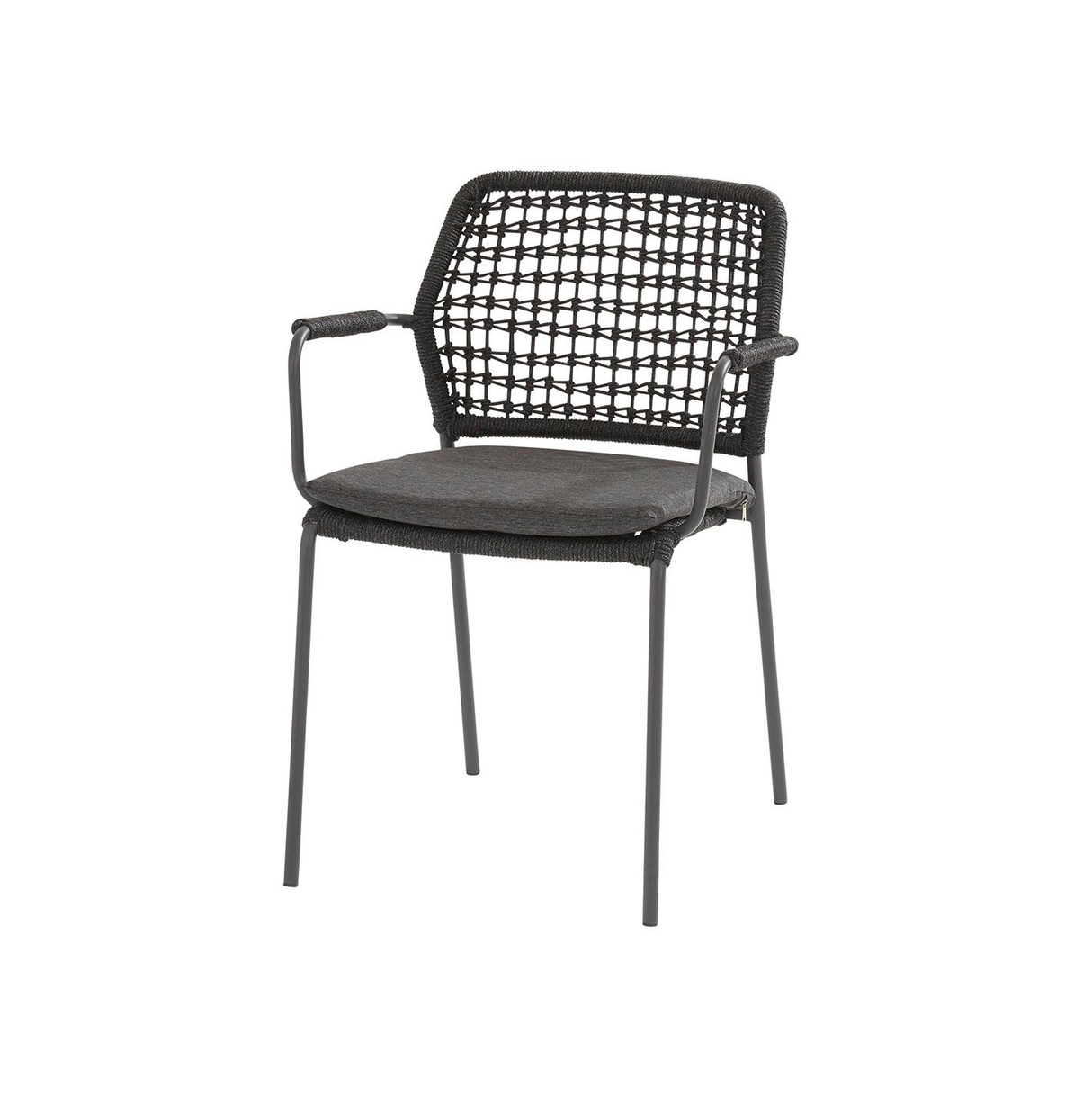 4 Seasons Outdoor Barista 4 Seat Round Dining Set. - Mill Race Garden Centre