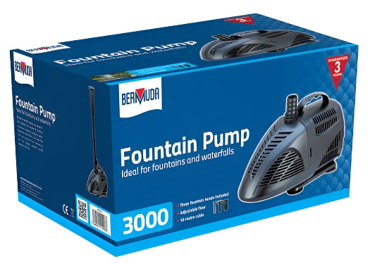 Bermuda 3000 Fountain Pond Pump - Mill Race Garden Centre
