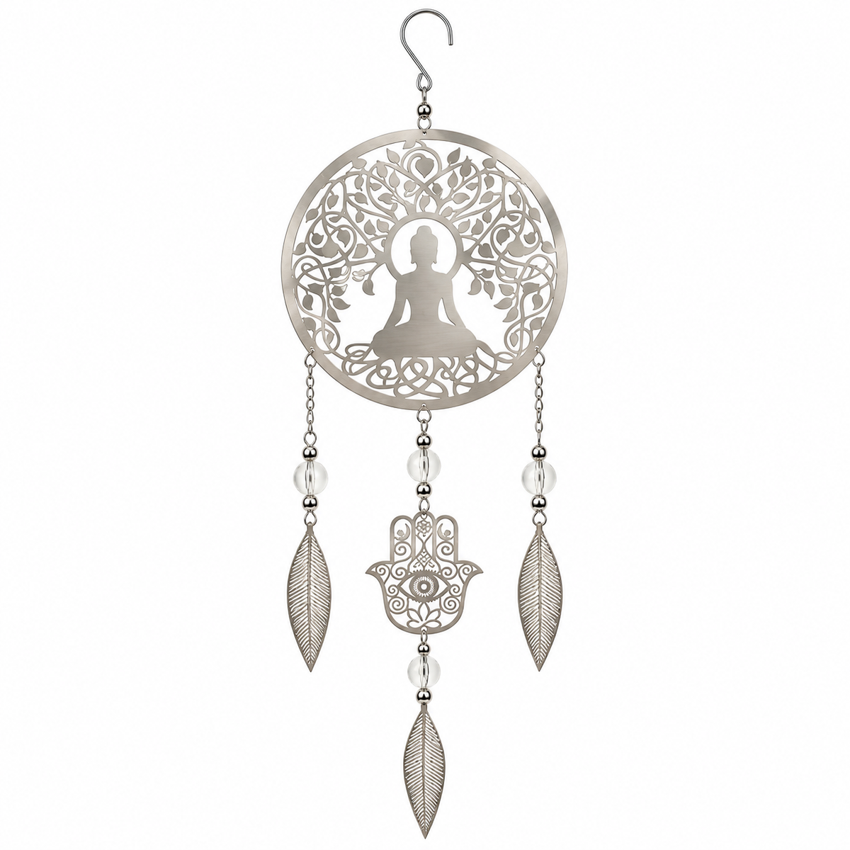 Buddha Stainless Steel Hanging Dreamcatcher by Primus