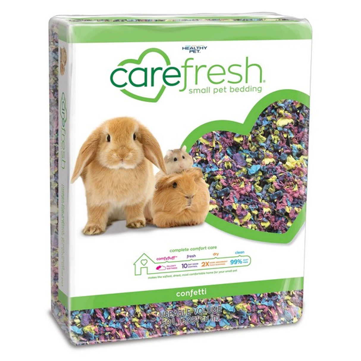 Carefresh Small Pet Bedding Confetti 50L - Mill Race Garden Centre