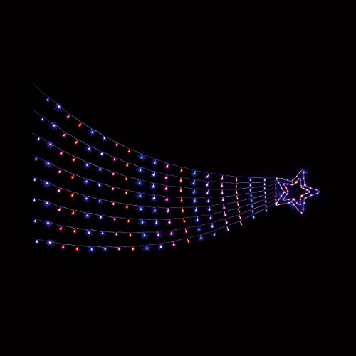 Christmas Lights 320 Rainbow LEDs Indoor/Outdoor Shooting Star