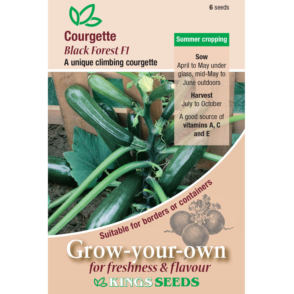 Courgette Black Forest F1 - Mill Race Garden Centre