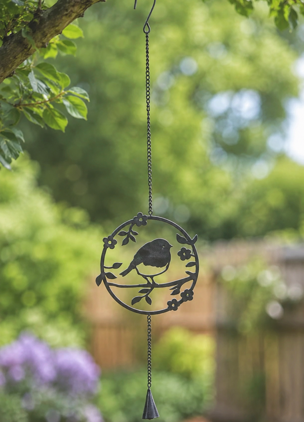 Decorative Metal Robin Hanging Garden Ornament