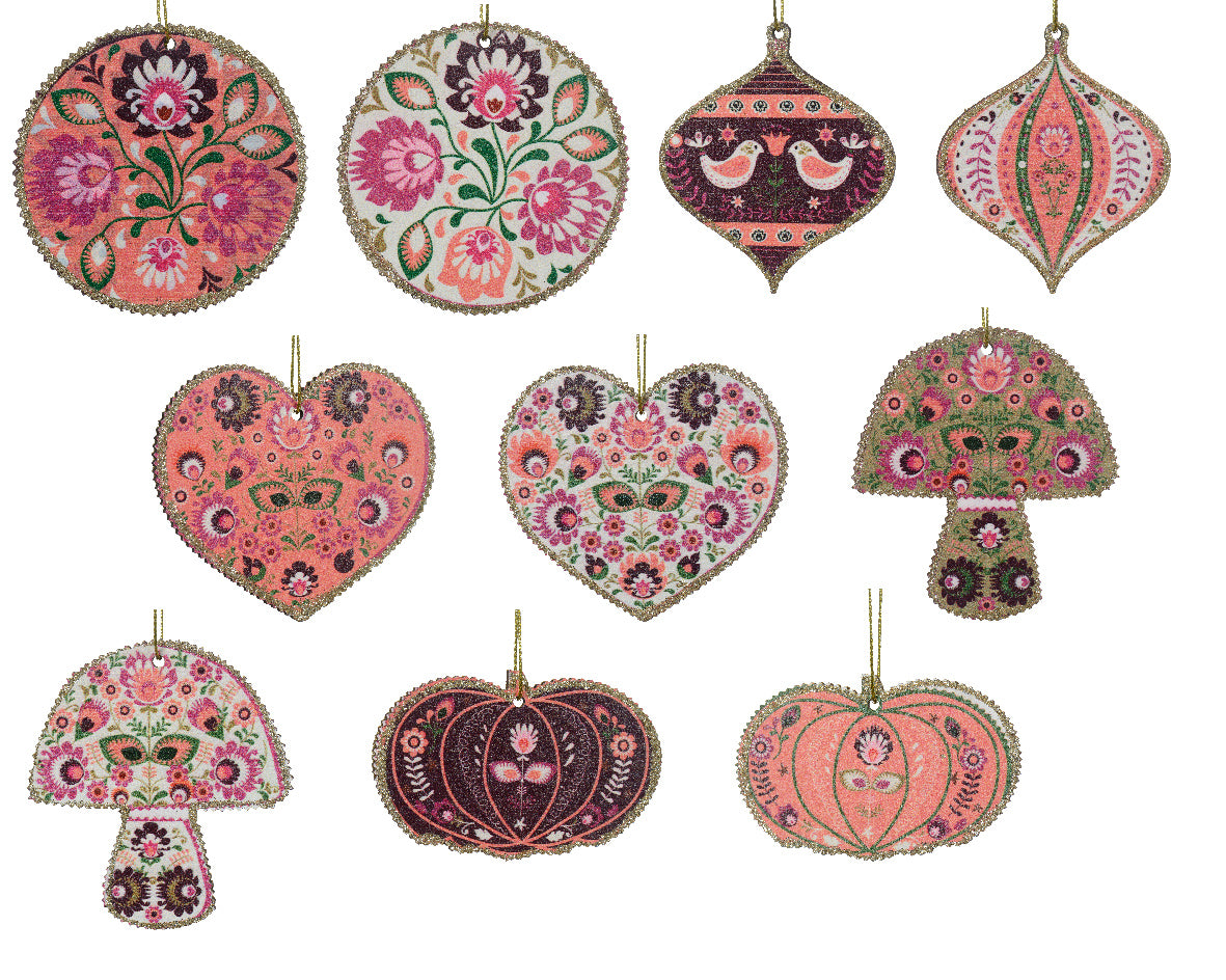 Eco-Friendly Printed Plywood Christmas Tree Decoration by Kaemingk - Mill Race Garden Centre