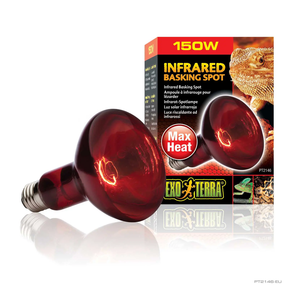 Exo Terra Heat Glo Infrared Spot Lamp R25 150W - Mill Race Garden Centre