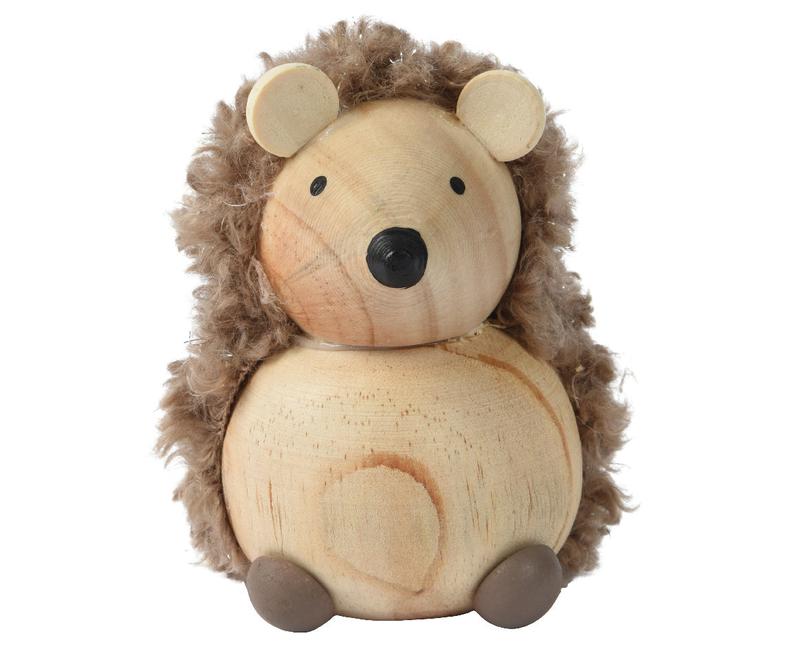 Firwood Hedgehog Decoration by Kaemingk - Mill Race Garden Centre