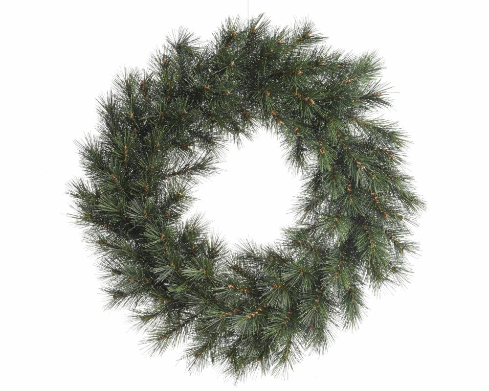 Frosted Malmo Wreath 75cm by Kaemingk - Mill Race Garden Centre