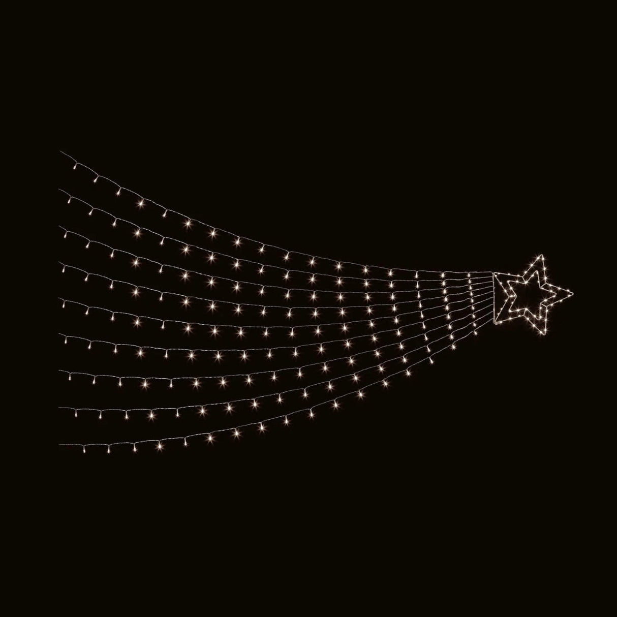 Christmas Lights 320 Cool White LEDs Indoor/Outdoor Shooting Star