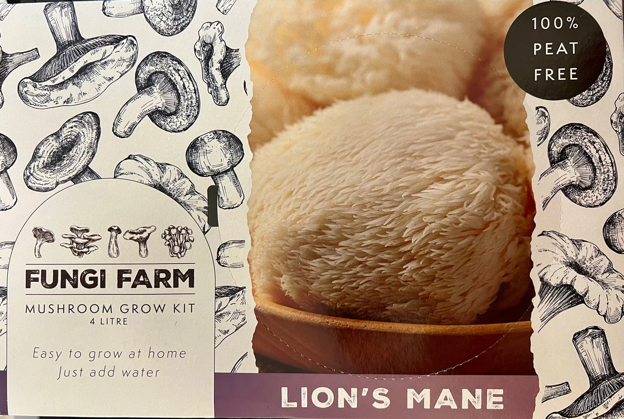 Lion's Mane 4L. Mushroom Growing Kit by Thompson & Morgan