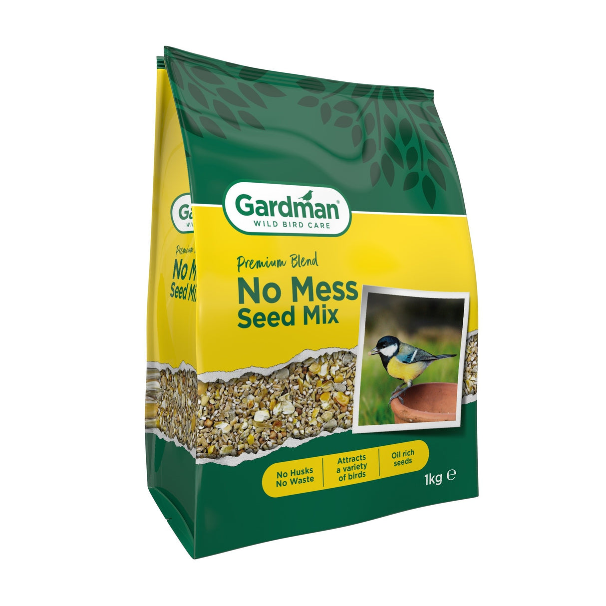 Gardman No Mess Seed Mix 1kg - Mill Race Garden Centre