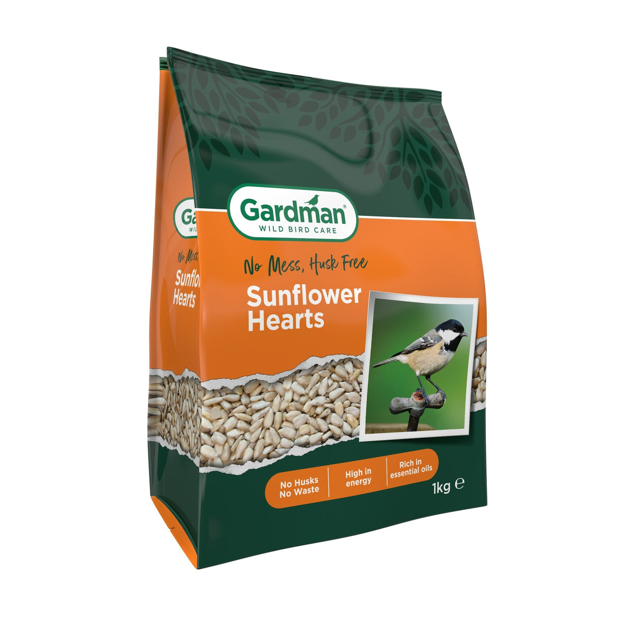 Gardman Sunflower Hearts 1kg - Mill Race Garden Centre