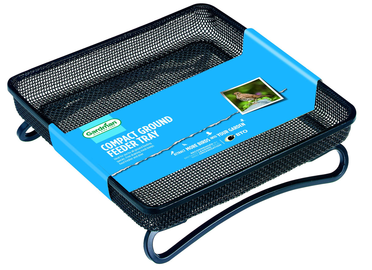 Gardman Wild Bird Compact Ground Tray Feeder - Mill Race Garden Centre