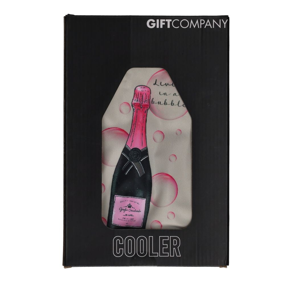 GiftCompany Froid cooling sleeve with champagne bottle design, perfect for chilling wine or champagne bottles.