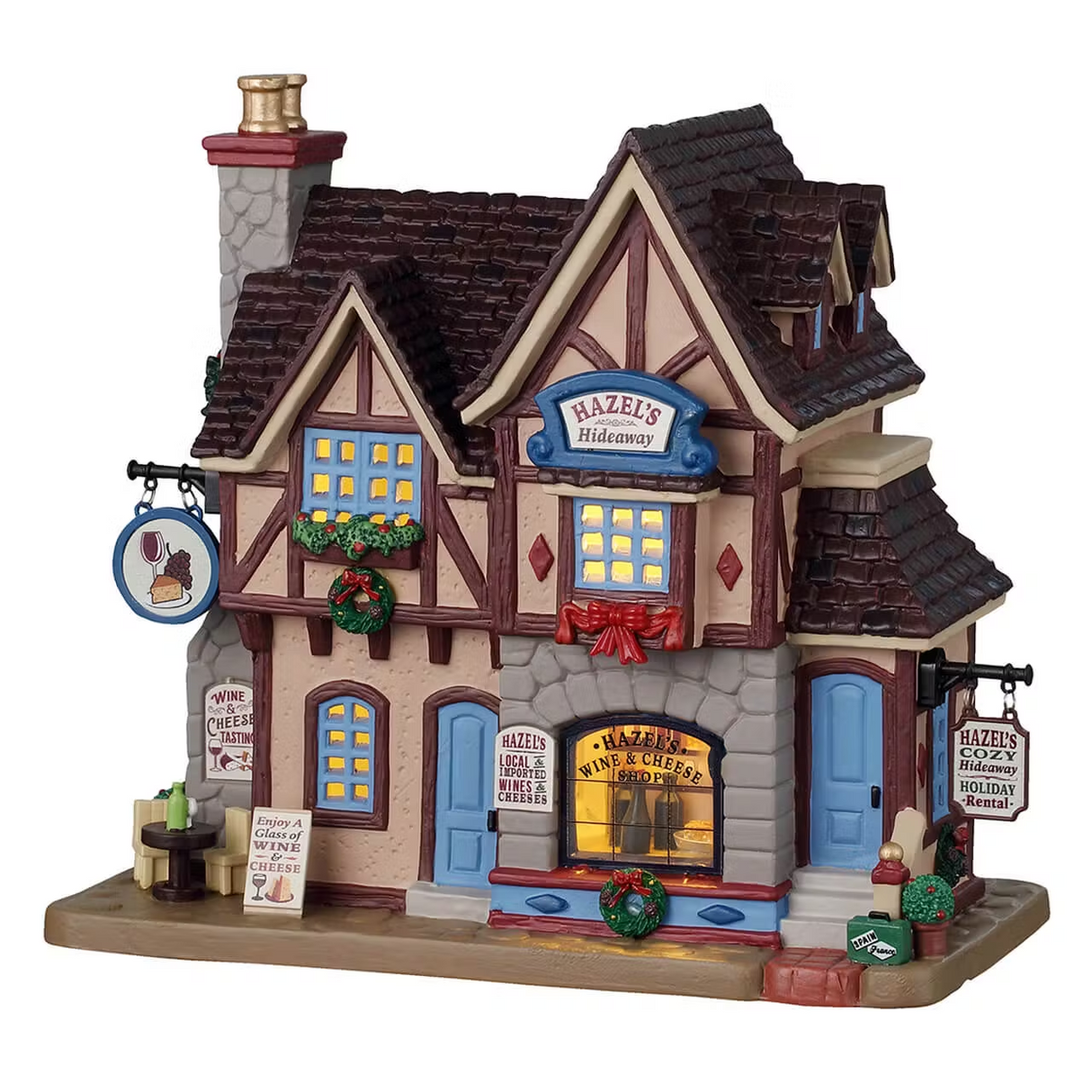 Hazel's Hideaway Incl. Adaptor 100 Ma (White) Lemax Christmas Village Illuminated Building - Mill Race Garden Centre