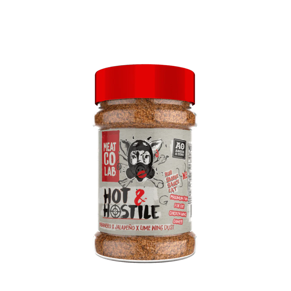 Angus & Oink Hot & Hostile Rub 200g - Mill Race Garden Centre