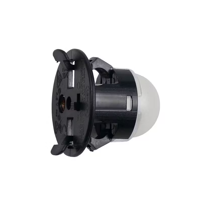 Black LED Bulb Moonlander from Lemax Christmas Village lighting system, designed for festive village illumination.