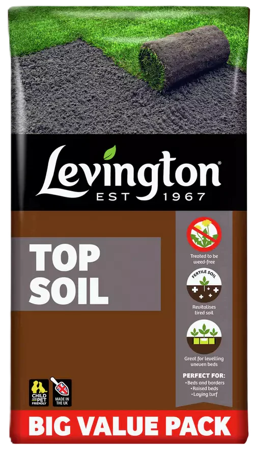 Levington Peat-Free Top Soil 30Ltr - Mill Race Garden Centre