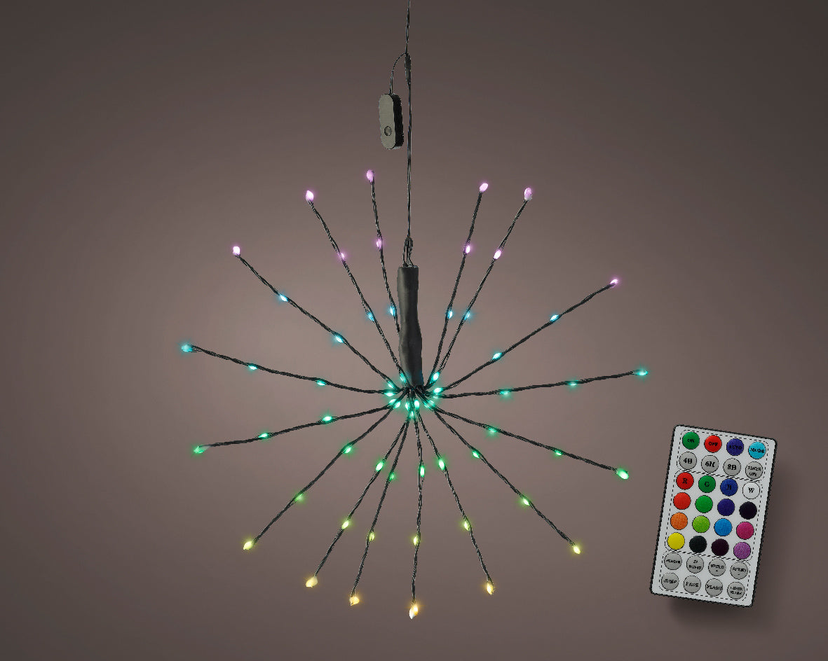 Polestars 36cm Multi LED Light With Controller by Lumineo - Mill Race Garden Centre